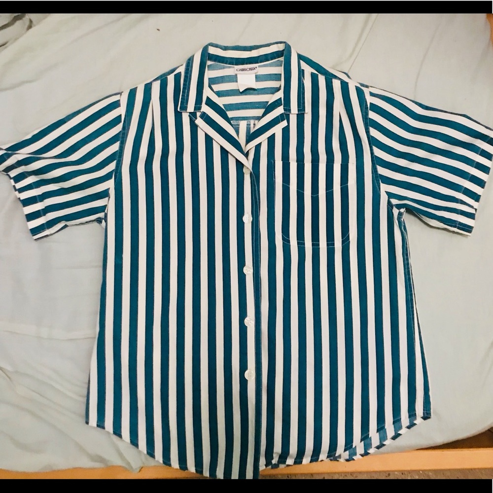 VINTAGE short sleeve button up